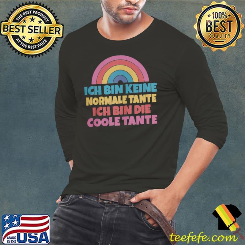 Ich bin keine normale tante ich bin die coole tante rainbow retro shirt Ich bin keine normale tante ich bin die coole tante rainbow retro shirt