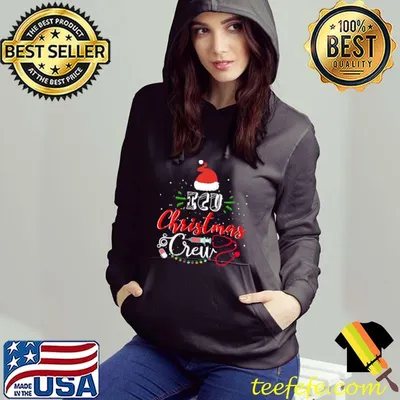 ICU Nurse Christmas Crew Cute Xmas T-Shirt