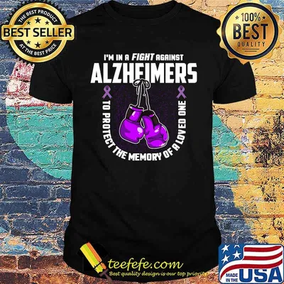 Im in A Fight Against Alzheimers To Protect The memory Of A loved One boxing T-Shirt