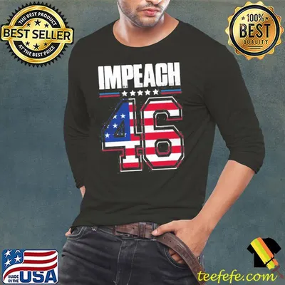 Impeach 46 Joe Biden Republican Patriot Flag shirt