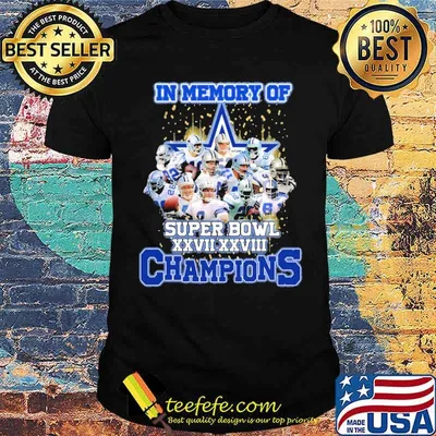 In Memory Of Super Bowl XXVII-XXVIII Champions Shirt