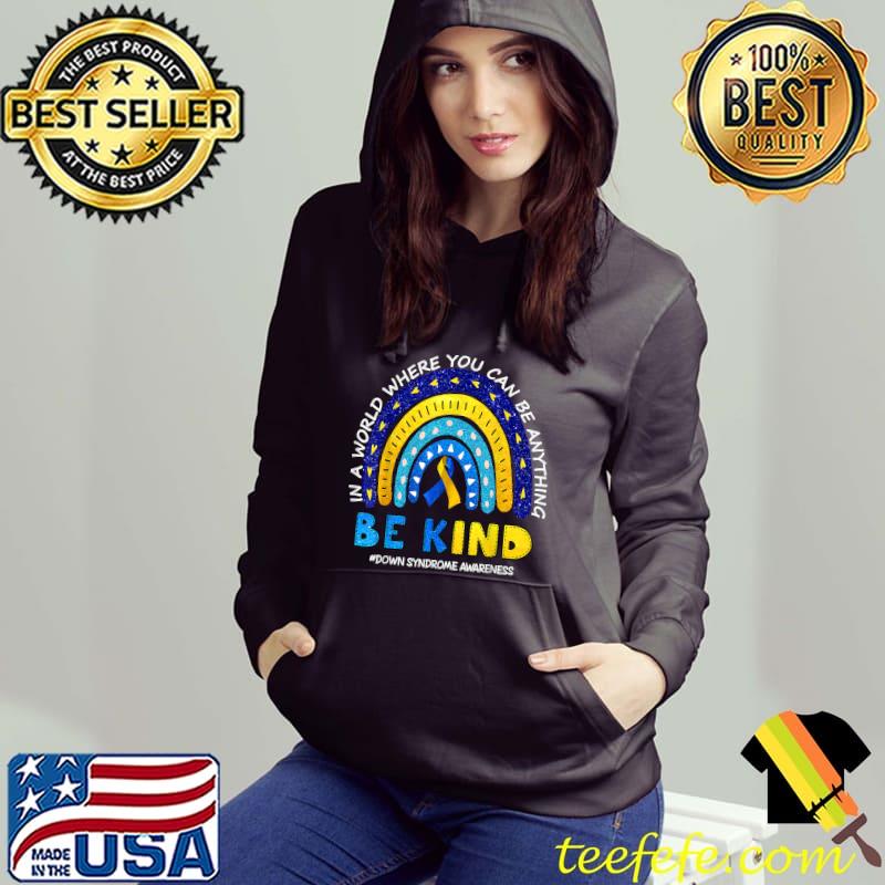 In October We Wear Blue And Yellow Down Syndrome Awareness T-Shirt