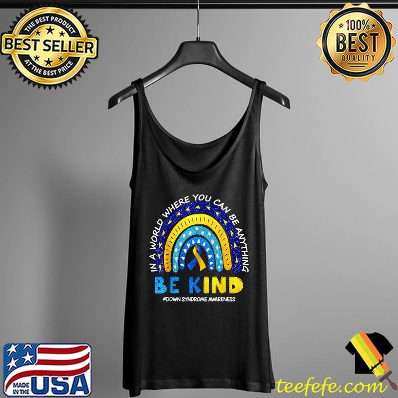 In October We Wear Blue And Yellow Down Syndrome Awareness T-Shirt Tank Top In October We Wear Blue And Yellow Down Syndrome Awareness T-Shirt Tank Top