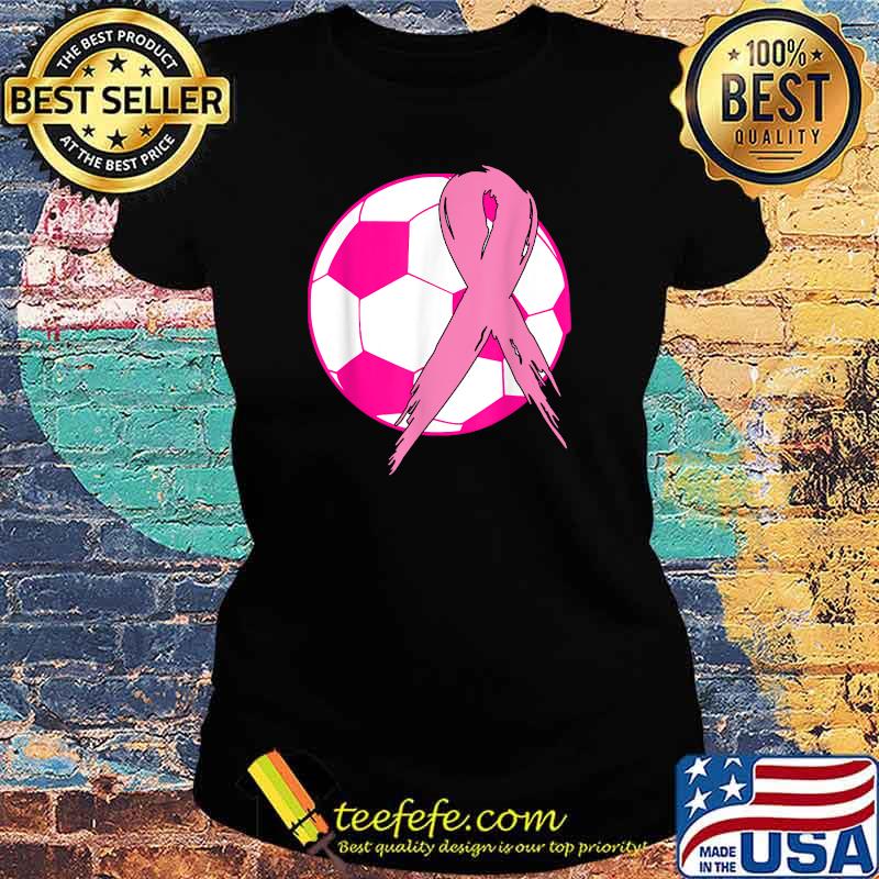 In October We Wear Pink Soccer Breast Cancer Awareness T-Shirt Ladies tee In October We Wear Pink Soccer Breast Cancer Awareness T-Shirt Ladies tee