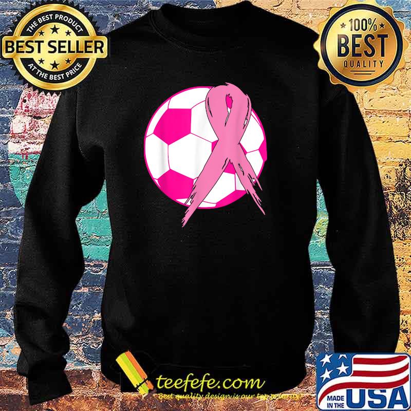 In October We Wear Pink Soccer Breast Cancer Awareness T-Shirt Sweater In October We Wear Pink Soccer Breast Cancer Awareness T-Shirt Sweater