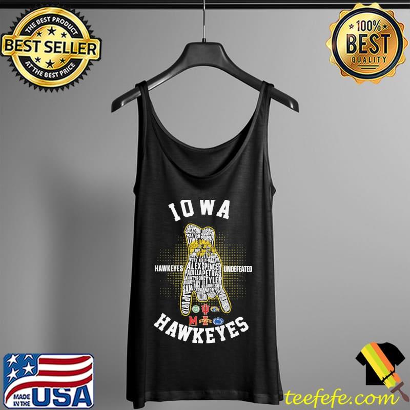Iowa Hawkeyes Alex Spencer Undefeated Sam Tracy Tyler Shirt Tank Top Iowa Hawkeyes Alex Spencer Undefeated Sam Tracy Tyler Shirt Tank Top