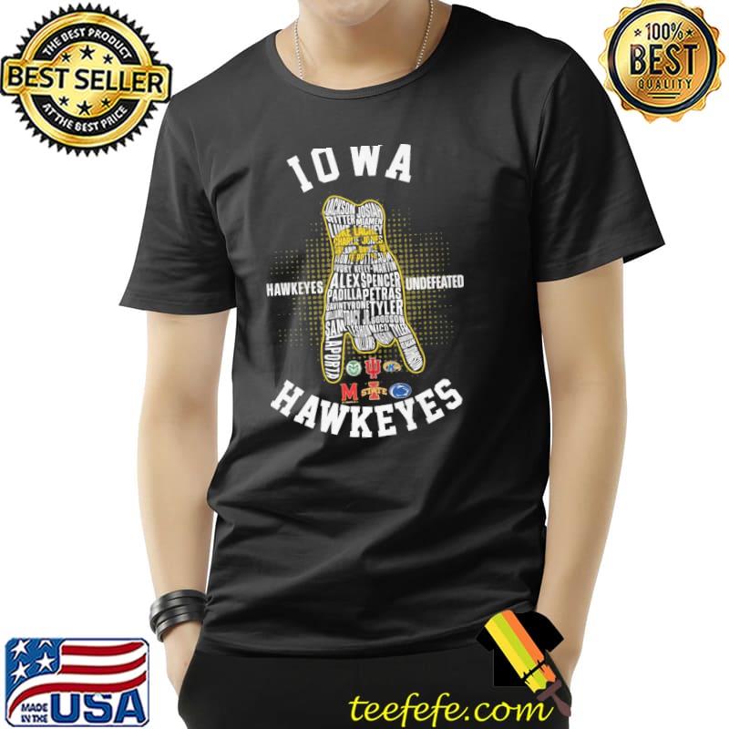 Iowa Hawkeyes Alex Spencer Undefeated Sam Tracy Tyler Shirt Unisex Iowa Hawkeyes Alex Spencer Undefeated Sam Tracy Tyler Shirt Unisex