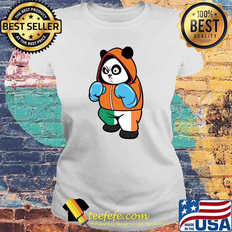 Ireland Boxing Panda T-Shirt Laides tee Ireland Boxing Panda T-Shirt Laides tee