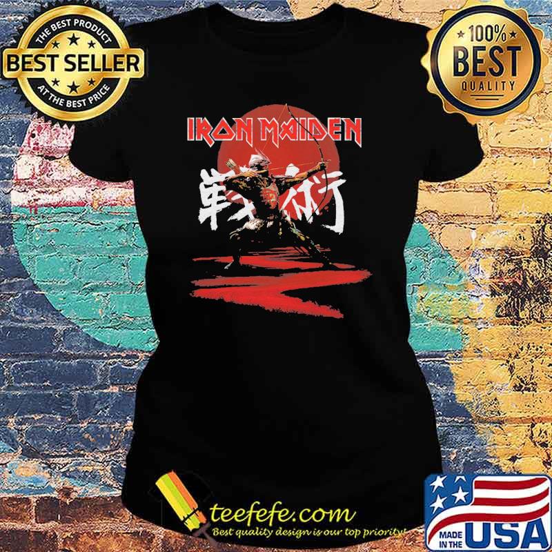 Iron maiden archer kanji black s Ladies tee Iron maiden archer kanji black s Ladies tee