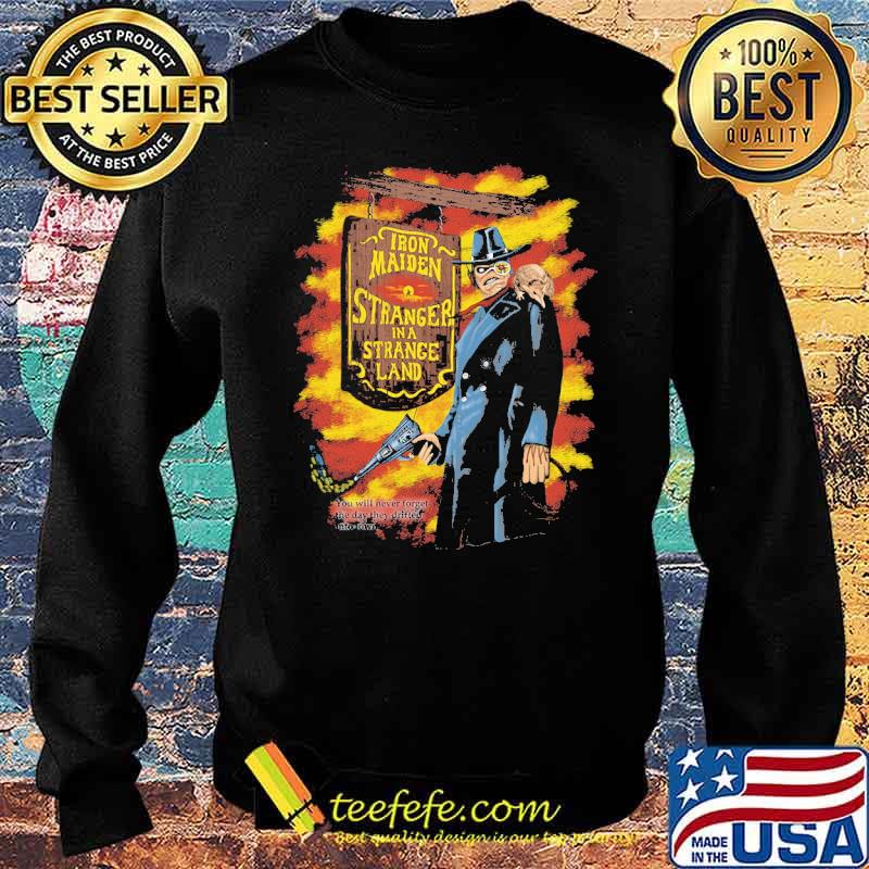 Iron Maiden Stranger In A Strange Land s Sweater Iron Maiden Stranger In A Strange Land s Sweater