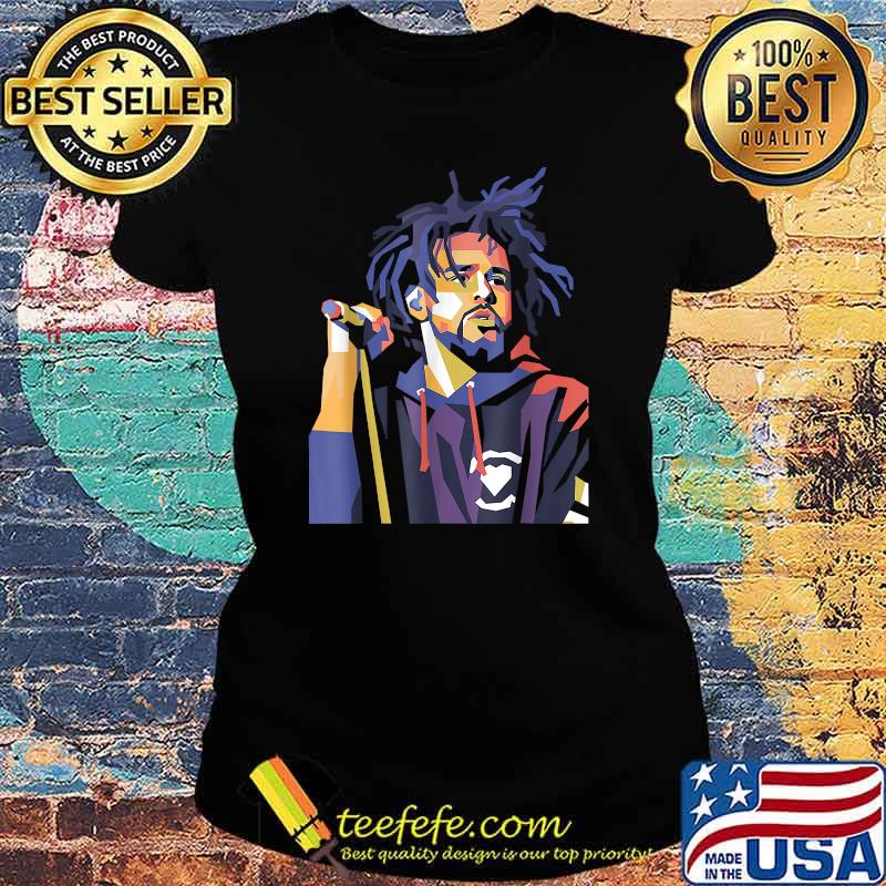 J Cole Rapper Vintage T-Shirt Ladies tee J Cole Rapper Vintage T-Shirt Ladies tee