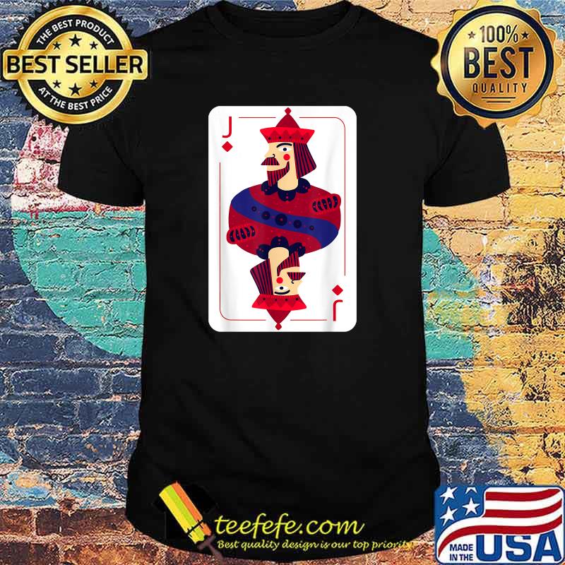Jack Of Diamonds Costume Halloween Playing Cards T-Shirt
