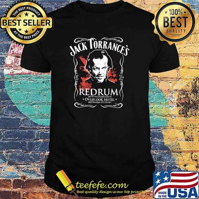 Jack Torrances's Redrum Overlook Hotel Shirt