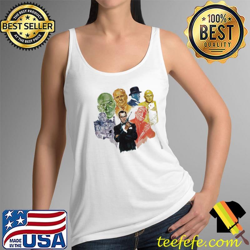 James Bond Paint Art Vintage Shirt Tank Top James Bond Paint Art Vintage Shirt Tank Top