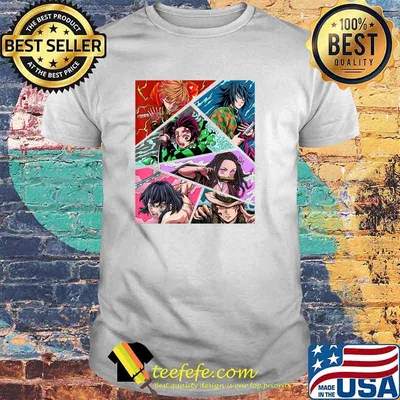 Japanese Anime Character Funny De.Mons S.lay-er Fighting T-Shirt