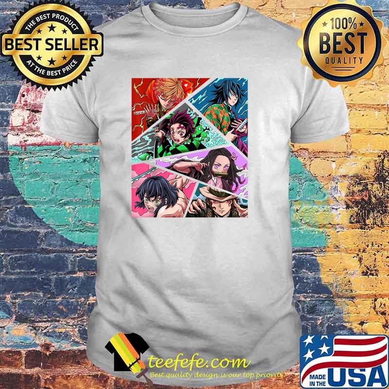 Japanese Anime Character Funny De.Mons S.lay-er Fighting T-Shirt