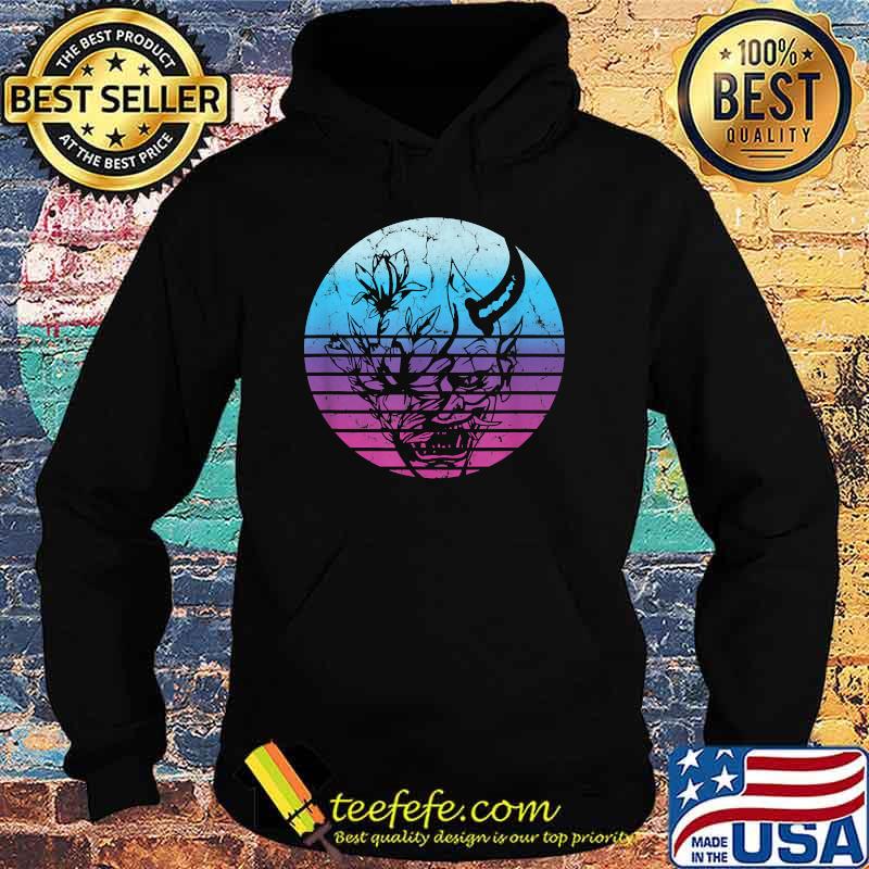 Japanese Demon Face Mask Devil Oni Vaporwave Aesthetic T-Shirt Hoodie Japanese Demon Face Mask Devil Oni Vaporwave Aesthetic T-Shirt Hoodie