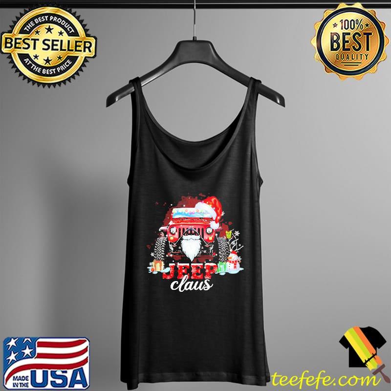 Jeep Claus Christmas Shirt Tank Top Jeep Claus Christmas Shirt Tank Top