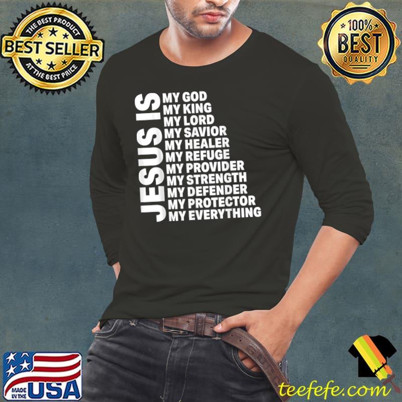 Jesus My Savior Lord Christian God Cross Women Men Kids T-Shirt Long Sleeve Tee Jesus My Savior Lord Christian God Cross Women Men Kids T-Shirt Long Sleeve Tee