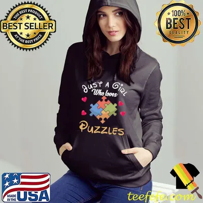 Jigsaw Puzzle Lover just a Girl who loves puzzles T-Shirt