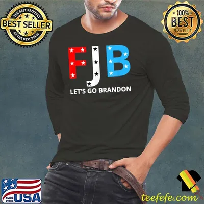 Joe Biden Let's Go Brandon American Flag T-Shirt