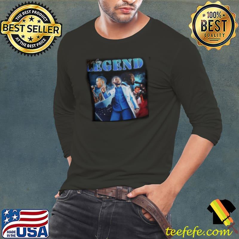 John Legend On Stage Shirt Long Sleeve Tee John Legend On Stage Shirt Long Sleeve Tee