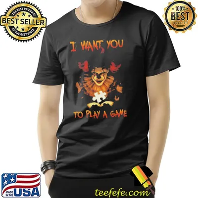 Joker I want you to play a game halloween shirt