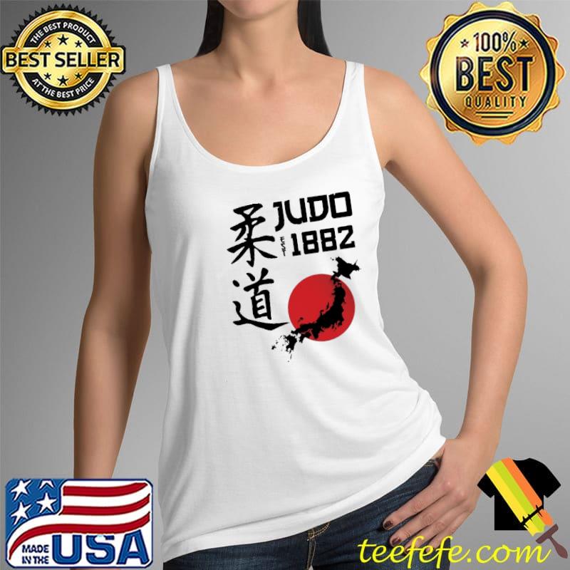 JUDO - Kanji Est 1882 Japan Map Shirt Tank Top JUDO - Kanji Est 1882 Japan Map Shirt Tank Top