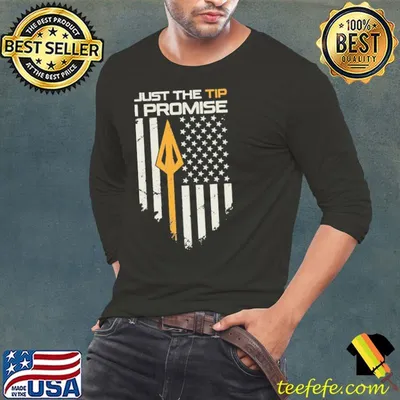 Just The Tip I Promise American Flag shirt