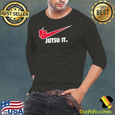 Jutsu It Akatasuki Cloud Fitness Anime Inspired T-Shirt