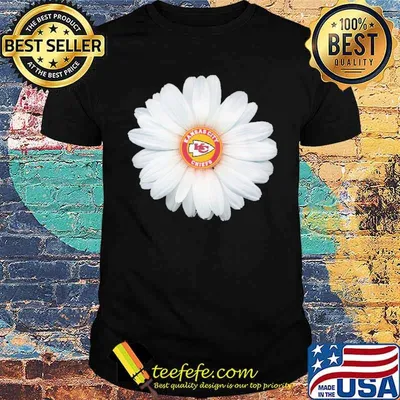 Kansas city chiefs football flower shirt