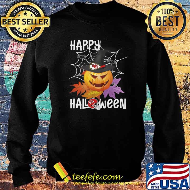 Kansas City Chiefs Happy Halloween Pumpkin Shirt Sweater Kansas City Chiefs Happy Halloween Pumpkin Shirt Sweater