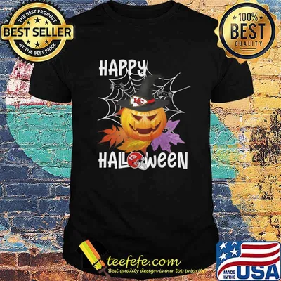 Kansas City Chiefs Happy Halloween Pumpkin Shirt