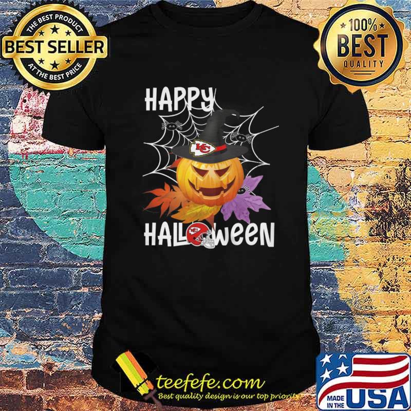 Kansas City Chiefs Happy Halloween Pumpkin Shirt
