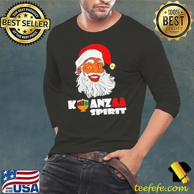 Kanzaa Spirit Santa Clau Shirt