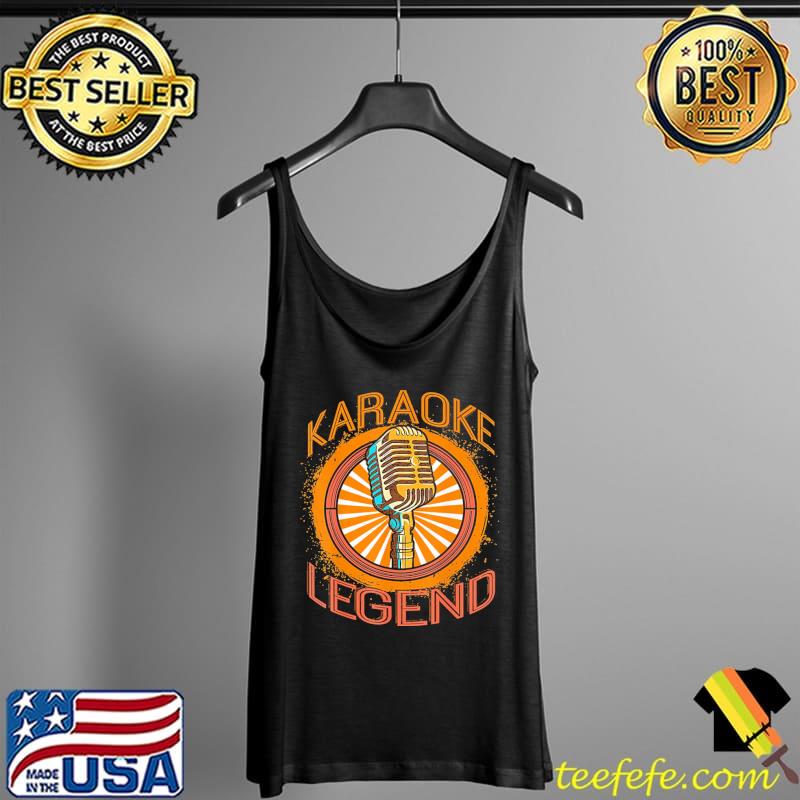 Karaoke Legend Sing Vintage Shirt Tank Top Karaoke Legend Sing Vintage Shirt Tank Top
