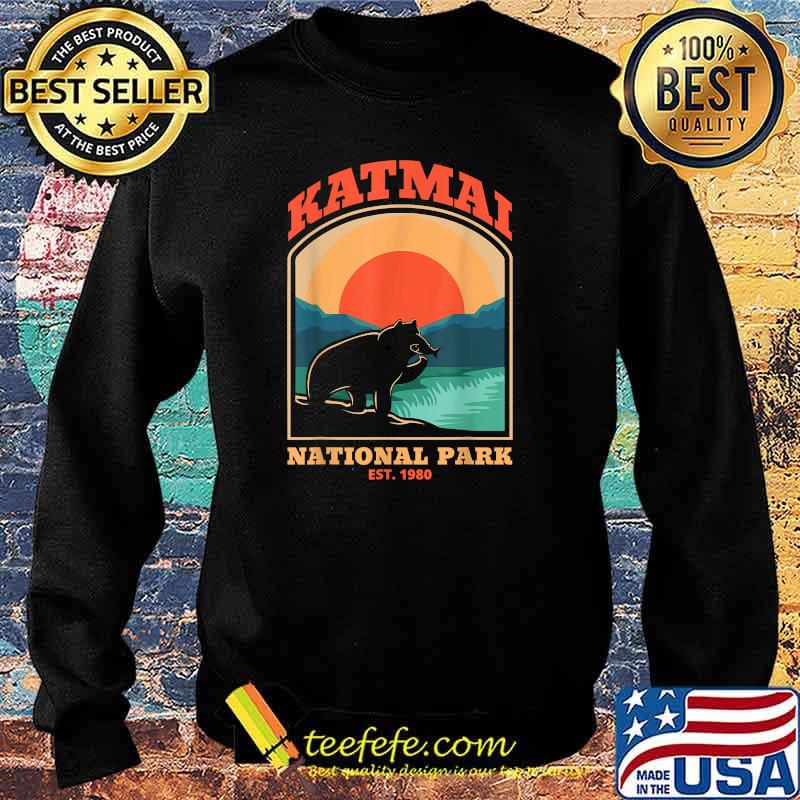 Katmai National Park Preserve US Vintage T-Shirt Sweater Katmai National Park Preserve US Vintage T-Shirt Sweater
