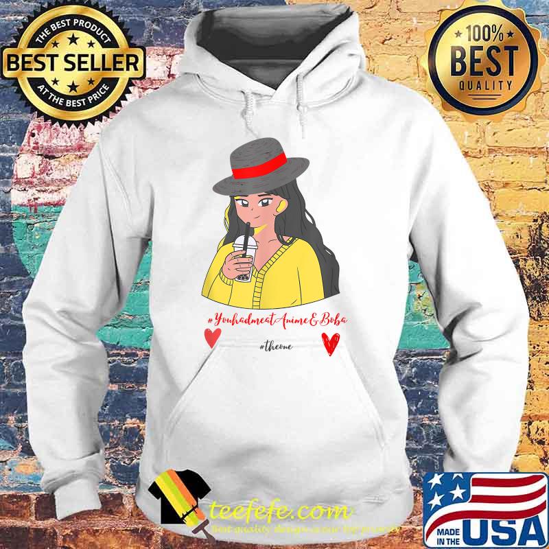 Kawaii Anime You and meat Amine and boba T-Shirt Hoodie Kawaii Anime You and meat Amine and boba T-Shirt Hoodie