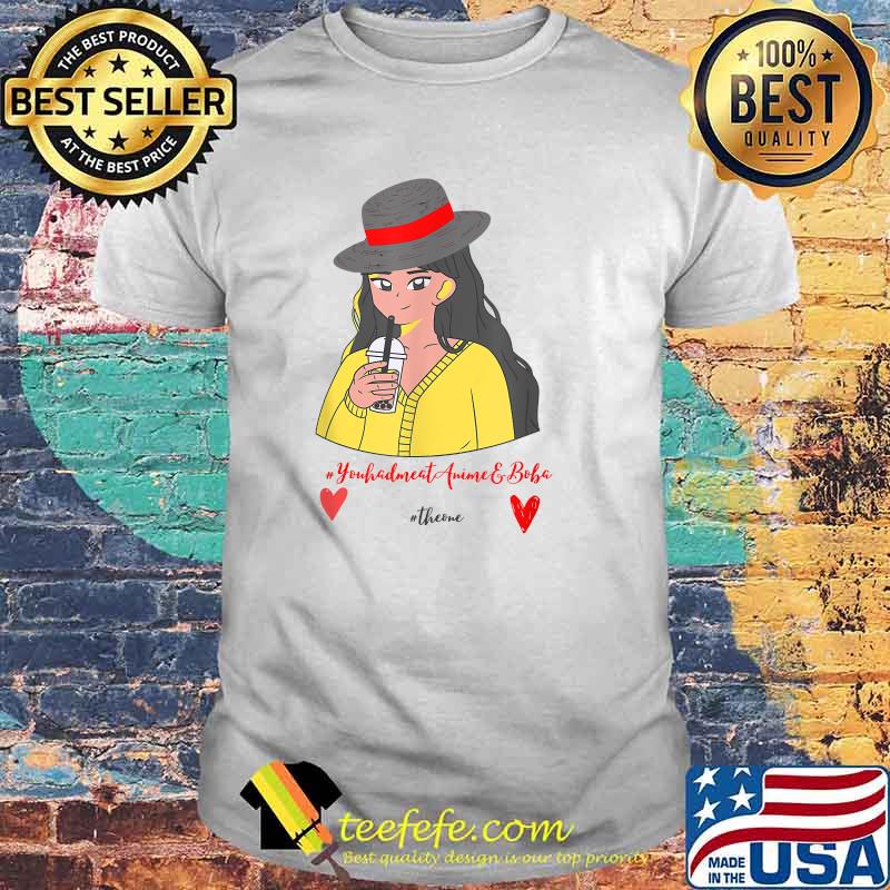 Kawaii Anime You and meat Amine and boba T-Shirt Kawaii Anime You and meat Amine and boba T-Shirt
