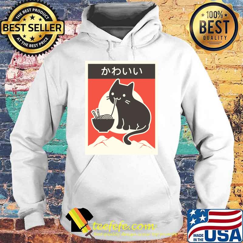 Kawaii & quot Vintage Style Japenese Ramen Cat Essential T-Shirt Hoodie Kawaii & quot Vintage Style Japenese Ramen Cat Essential T-Shirt Hoodie
