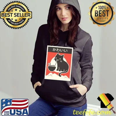 Kawaii Vintage Style Japenese Ramen Cat Essential T-Shirt