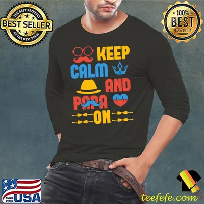 Keep Calm and Papa On T-Shirt