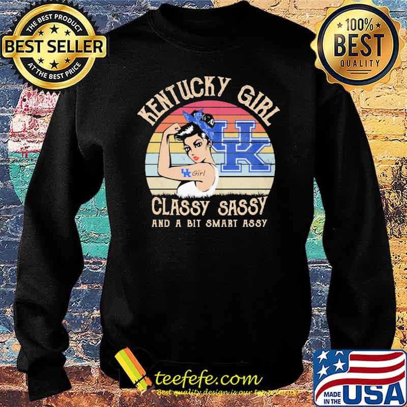 Kentucky girl classy sassy and a bit smart assy vintage s Sweater Kentucky girl classy sassy and a bit smart assy vintage s Sweater