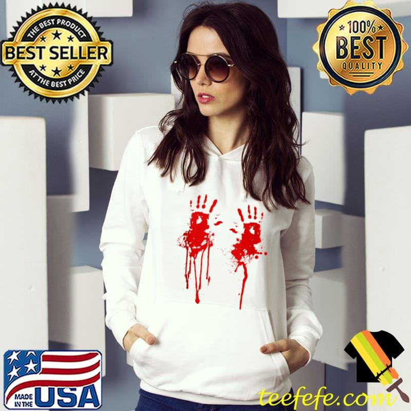 Killer Bloody Hands Stained Halloween T-Shirt