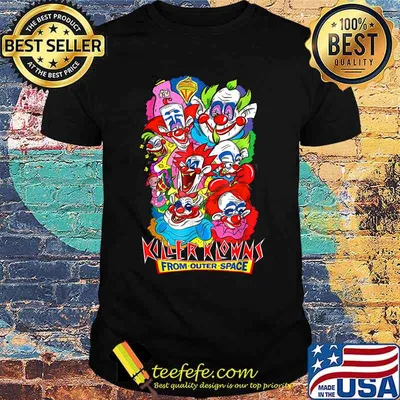 Killer Klowns horror clown from outer space Halloween T-Shirt