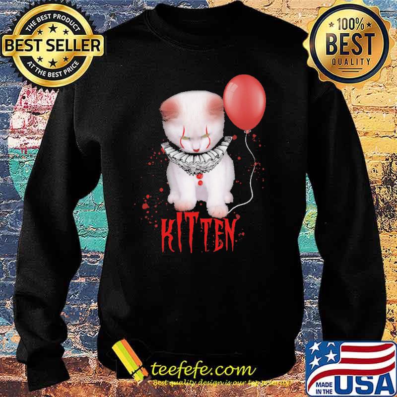 Kitten cat halloween Pennywise s Sweater Kitten cat halloween Pennywise s Sweater