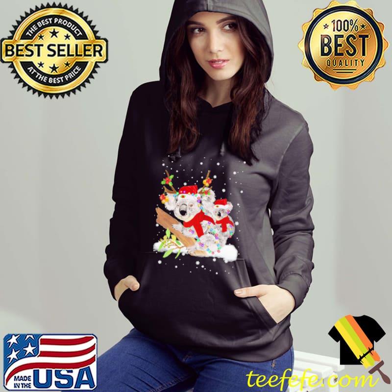 Koala With Baby Sweet Christmas Shirt Hoodie Koala With Baby Sweet Christmas Shirt Hoodie