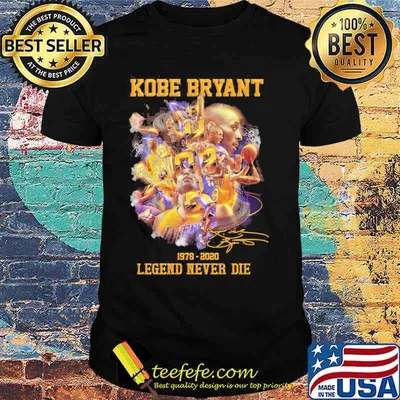 Kobe Bryant 1978 2020 Lengend Never Die Shirt