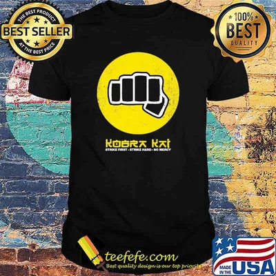 Kobra Kai Strike First Strike Hard No Mercy Shirt