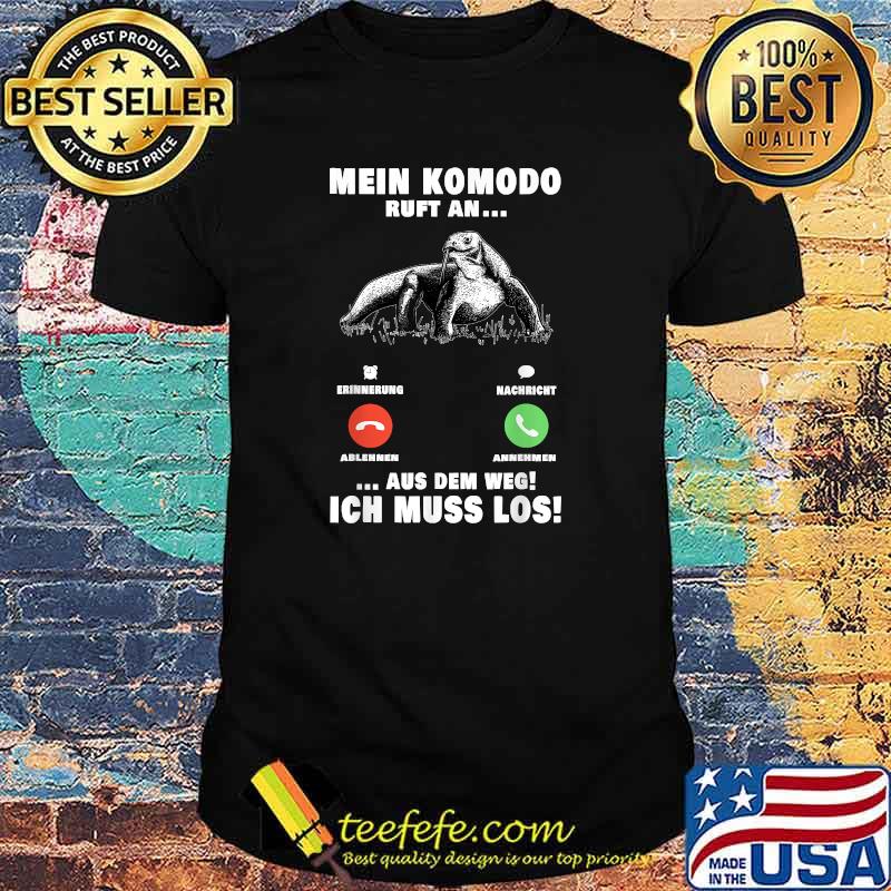 Komodowaran Call Komodo Dragon Telephone Komodo Waran T-Shirt